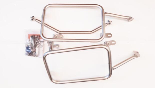 QURO Seiten Koffer Trägersatz silber passend für BMW R1200GS 2013-2016