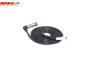 KOSO Tacho-Sensor-Kabel 200cm weißer Stecker 3-Pol. wasserdicht passiver Sensor