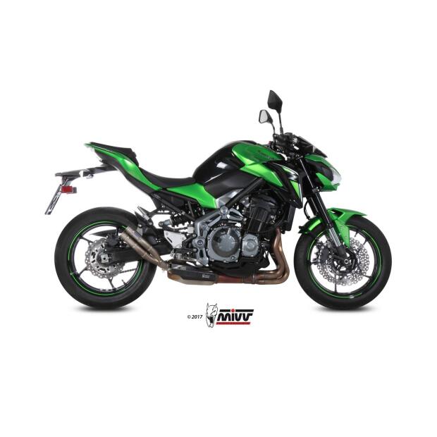MIVV Auspuff Double Gun Full Titanium Slip-On für Kawasaki Z 900 17-19