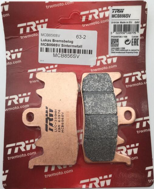 BREMSBELAG vorne TRW MCB856SV Sintermetall BMW Kawasaki Triumph