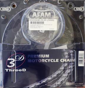 DC AFAM Kettensatz AFAM für KAWASAKI ZX6-R ZX600 Bj...