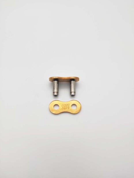 Nietschloss für Clipschloss für DC-Kette 520 MDX6 doppelt verstärkt gold Dyna Chain