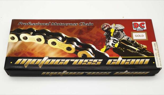 DC-Kette 520 MDX6 doppelt verstärkt gold 100 Glieder Dyna Chain
