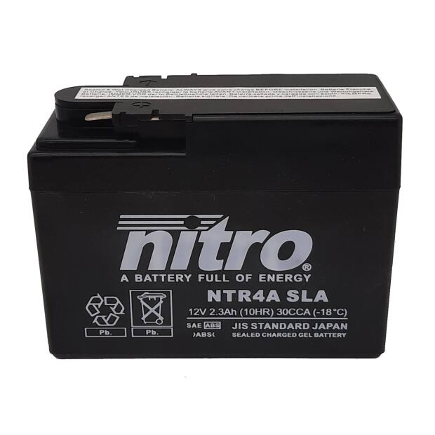 Batterie YTR4A / NTR4A SLA AGM GEL (befüllt, ready-to-use) 12V/2,3Ah (YTR4A-BS) für HondaSJ 50