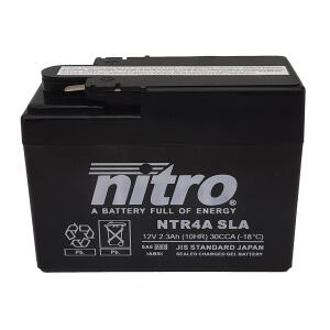 Batterie NTR4A SLA AGM GEL (befüllt, ready-to-use) 12V/2,3Ah (YTR4A-BS) für HondaSJ 50
