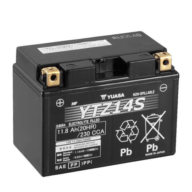 YUASA Batterie YTZ14S  12V/11,8Ah zB BMW R1200 KTM Superduke