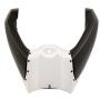 Kühlerverkleidung oben Tankverkleidung für YAMAHA YZF 250 Bj 14-17 weiß-schwarz