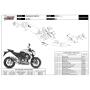 MIVV EXHAUST KAWASAKI Z 800 E bj.ab 2013 (GP, Carbon, Motorcycle)