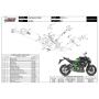 MIVV Auspuff GP schwarz Slip-On für Kawasaki Z 800 ccm Bj. 13-16