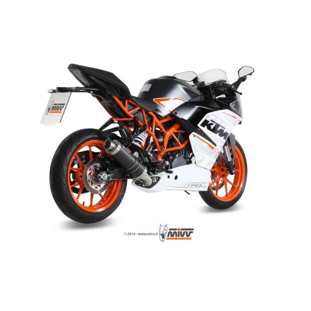 MIVV Auspuff GP Carbon Komplettanlage für KTM RC 390 ccm Bj. 14-16