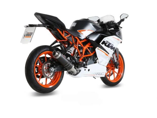 MIVV GP Auspuff für KTM RC 390 14-16 schwarz Komplettanlage