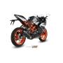 SCARICO MIVV KTM RC 125 ap. 2014 ( suono , Acciaio Inox Nero, MOTO )