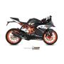SCARICO MIVV KTM RC 125 ap. 2014 ( suono , Acciaio Inox Nero, MOTO )
