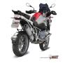 MIVV Auspuff Oval für BMW R 1200 GS Adventure 13-18 Titan Carbon-Endkappe Slip-On