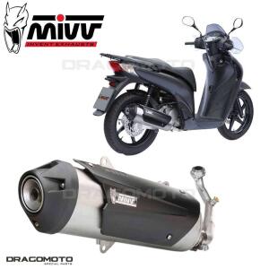 MIVV Auspuff für Honda SH 150 02-12 Urban Edelstahl...