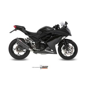 MIVV Auspuff Suono Edelstahl Carbon 2x1 für Kawasaki...