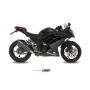 MIVV Auspuff Suono Edelstahl Carbon 2x1 für Kawasaki Ninja 300 Bj.13-16