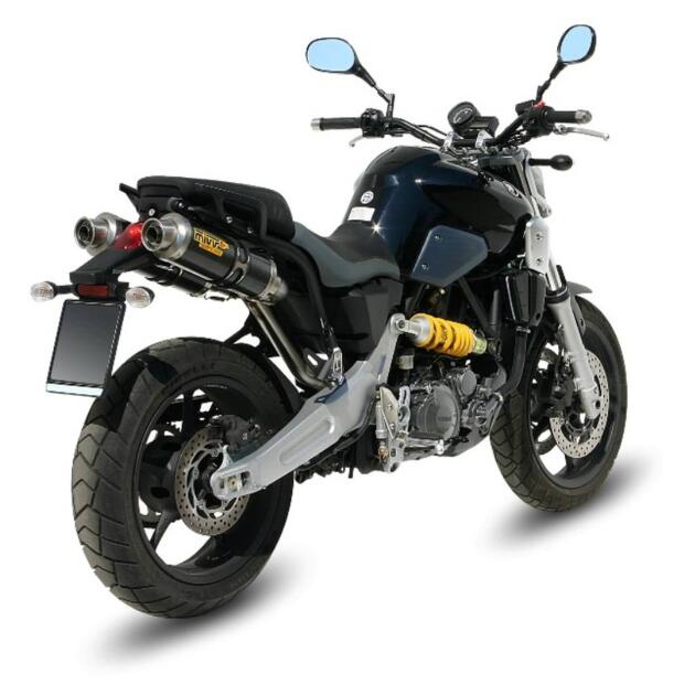MIVV Auspuff GP Carbon 2 Slip-On  für Yamaha MT-03 660 ccm Bj. 06-14