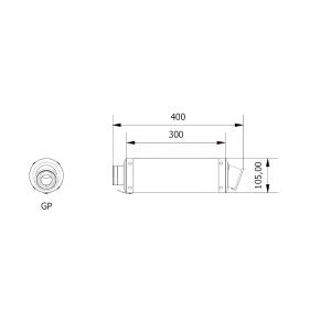 Auspuff für Ducati Monster S4R 1000 ccm Bj. 03-05 MIVV GP Titan Doppelrohr