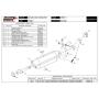 SCARICO MIVV SUZUKI GSX R 750 ANNO bj.08-10 ( suono ,acciaio