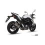 MIVV Auspuff Suono für Suzuki GSR 750 11-16 Edelstahl mit Carbon-Endkappe Slip-On