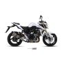 MIVV Auspuff Suono für Suzuki GSR 750 11-16 Edelstahl mit Carbon-Endkappe Slip-On