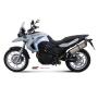 MIVV Suono Auspuff für BMW F 650 / F 800 GS 08-17 Edelstahl mit Carbon-Endkappe Slip-On