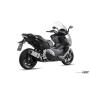 MIVV Suono  für BMW C 650 GT Bj. 12-15 Edelstahl mit Carbon-Endkappe Slip-On