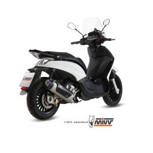 MIVV Auspuff Urban für Piaggio Beverly 125 Bj. 14-16...