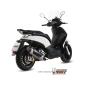 MIVV Auspuff Urban für Piaggio Beverly 125 Bj. 14-16 Edelstahl Komplettanlage mit Kat
