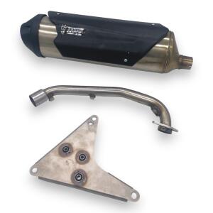 MIVV Auspuff Urban Edelstahl Komplettanlage für Piaggio B-Ware