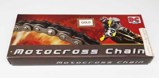 DC-Kette 428MDX-G Gold doppelt verstärkt 102 Glieder Dyna Chain