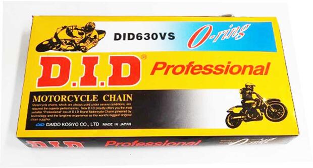 DID Kette 630 doppelt verstärkt O-Ring 86 Glieder mit Hohl-Nietschloss