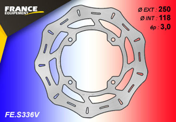 Bremsscheibe passend für Suzuki RMZ/RMX 250/450 vorne Wave