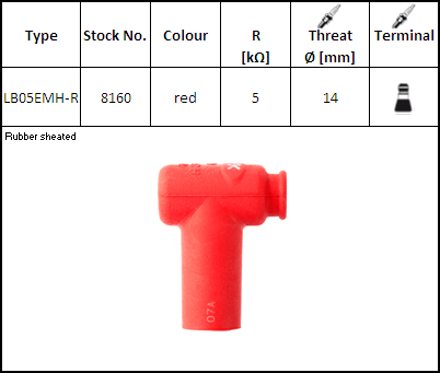 NGK Zündkerzenstecker LB05EMHR