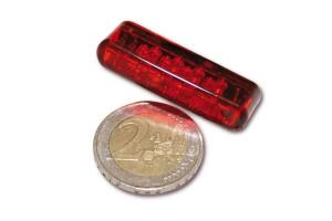 Minirücklicht LED rot m. Bremslicht