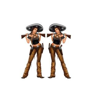 LETHAL THREAT Aufkleber Bandita Girl – Stylisches...