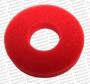 TankdeckelPOLSTER Schwamm rot uni.