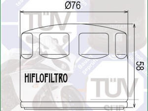 Ölfilter Hiflo HF565 für Aprilia Gilera MotoGuzzi