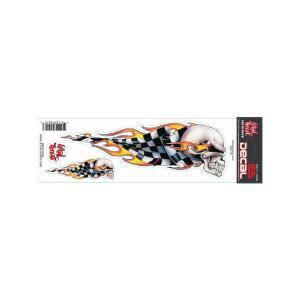 LETHAL THREAT Aufkleber Checkered Skull rechts