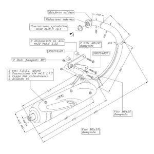 SITO Auspuff passend für PEUGEOT Vivacity 50ccm 50 SITO