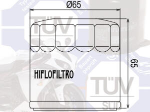 Ölfilter Hiflo HF554 für MV Agusta Brutale...