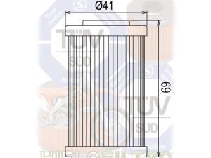 Oil filter Hiflo HF655 for Husaberg Husqvarna KTM