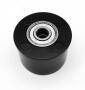 Kettenrolle schwarz, kugelgelagert, Aussendurchm. 39mm
