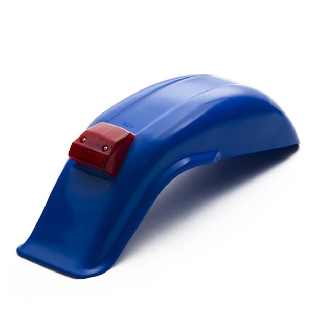 Kotflügel hinten Universal Enduro blau mit Rücklicht