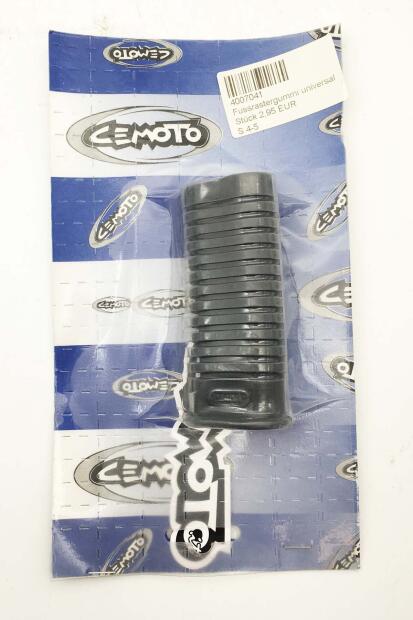 Fussrastergummi Universal Innendurchmesser 14mm