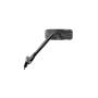 Specchietto universale alluminio nero con giunto