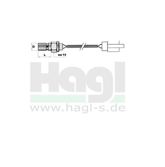 Bremslichtschalter hydraulisch M10x1,25