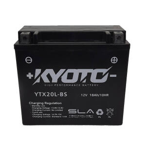 KYOTO Batterie YTX20L-BS SLA AGM 12V/18Ah
