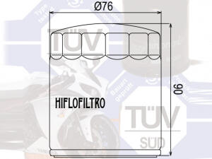 Ölfilter Hiflo HF551 für Moto Guzzi 1200 850...